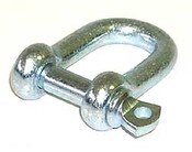 B1420 Commercial D Shackle 10mm ZP